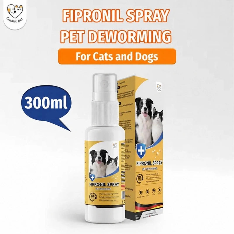 Cassiel Pet Flea & Tick Spray for Dogs, Cats & Pet Areas