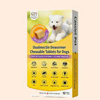 Cassiel Pet Natural Dog Parasite Support Chews Herbal Dualmectin Deworming Treats Chicken Flavor for Digestive Skin Health Immune Support Easy Feed