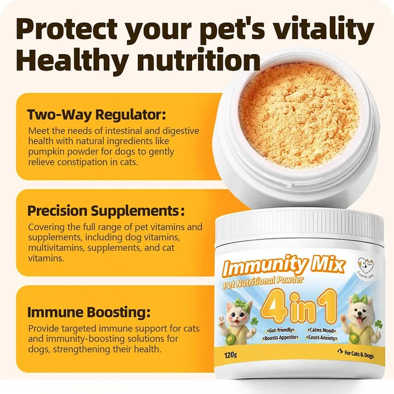 Cassiel Pet two-way nutrition regulator precision supplements and immune support