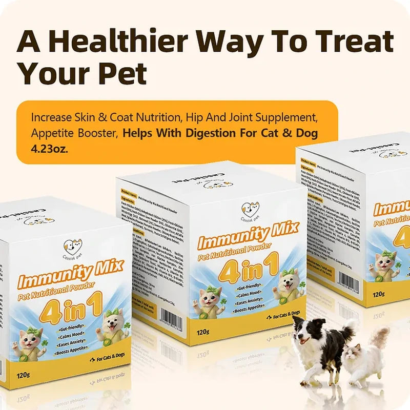 Cassiel Pet daily nutrition powder for dogs and cats