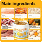 Cassiel Pet chicken sweet potato oatmeal pumpkin egg and chicken liver ingredients