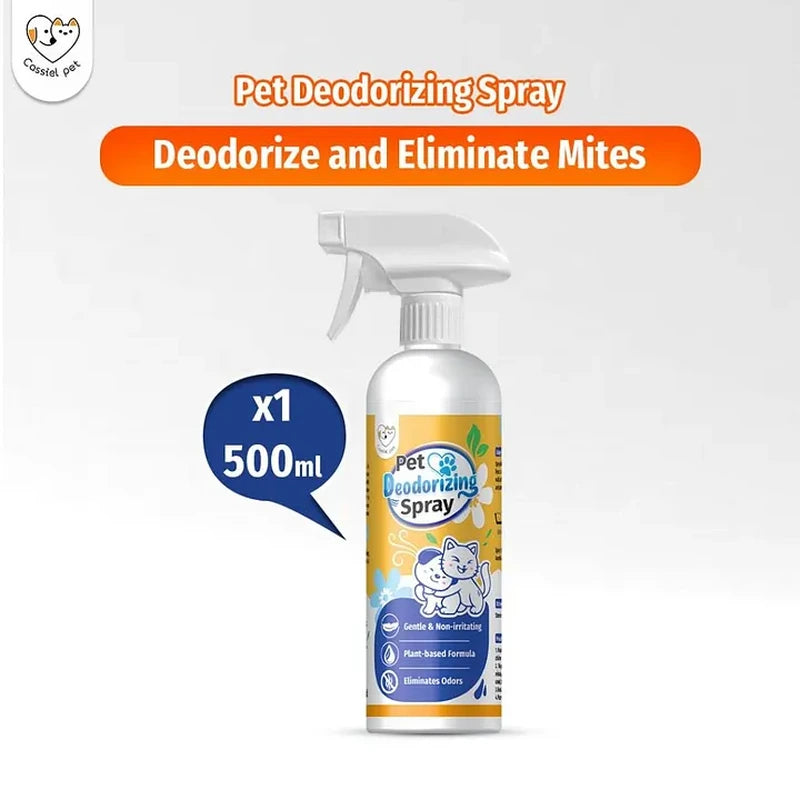 Cassiel Pet single 500 ml deodorizing spray bottle