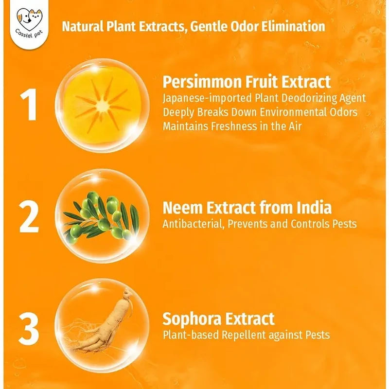 Cassiel Pet persimmon neem and sophora plant extracts