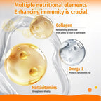 Cassiel Pet collagen omega-3 and multivitamin ingredients