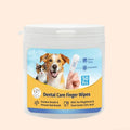 Cassiel Pet 50-count dental finger wipes tub main image