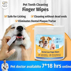 Cassiel Pet dog dental cleaning with finger wipe and online pet support