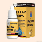 Cassiel Pet 20 ml pet ear drops bottle and box