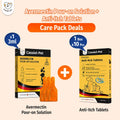 Cassiel Pet Avermectin spot-on drops and anti-itch tablets care pack