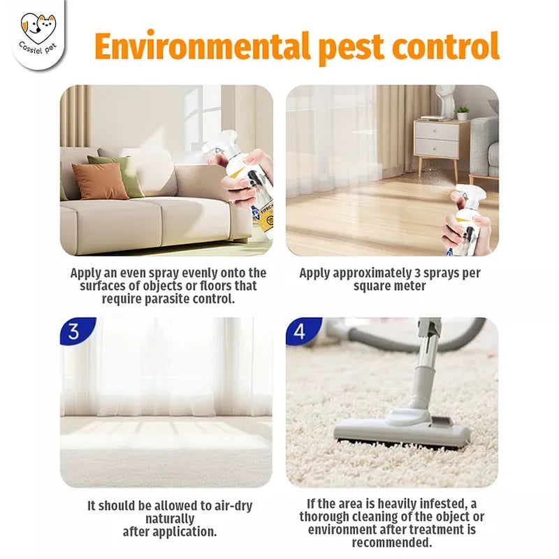 Cassiel Pet environmental pest-control application guide