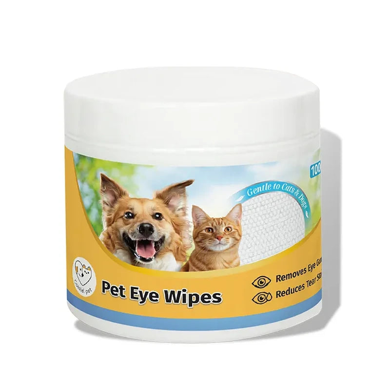 Cassiel Pet gentle eye wipes tub product image