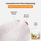 Cassiel Pet one-piece textured wipe close-up