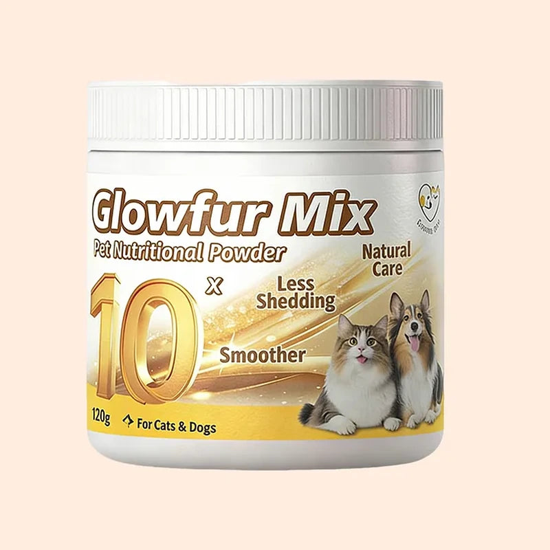 Cassiel Pet 120 g Glowfur Mix skin and coat powder jar