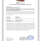 Cassiel Pet FDA cosmetic facility registration verification document