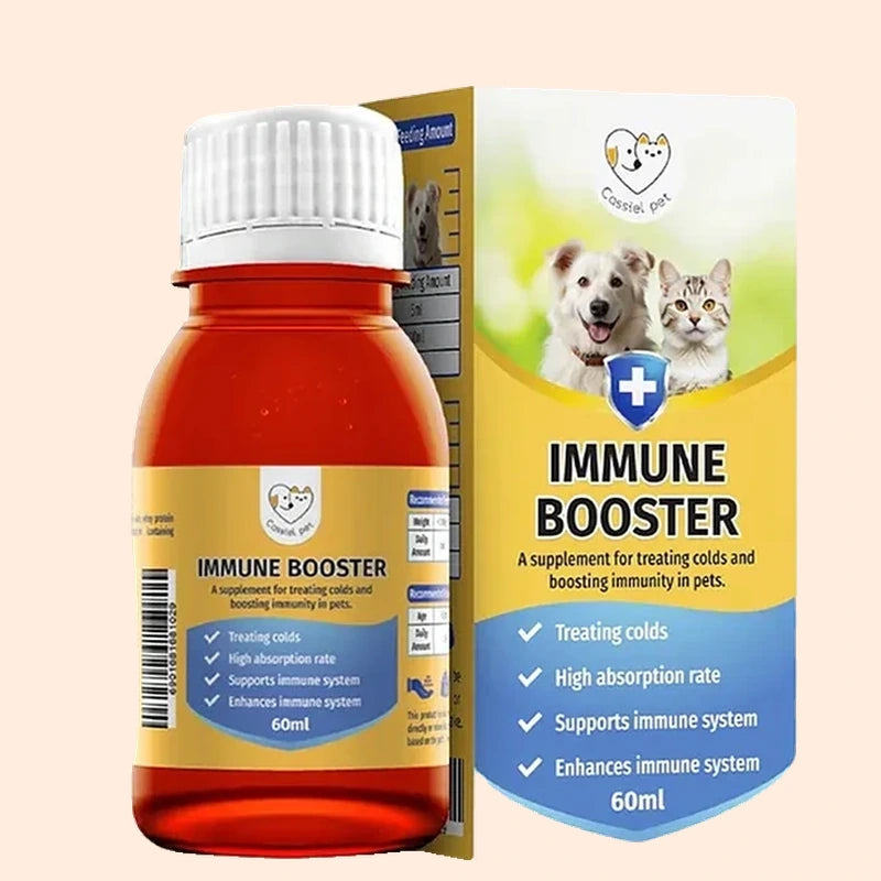Cassiel Pet 60 ml Immunol immune booster bottle and box