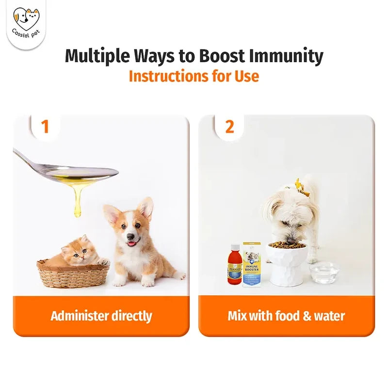 Cassiel Pet direct feeding and food-mixing instructions
