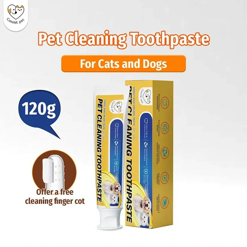 Cassiel Pet 120 g toothpaste with free finger cot