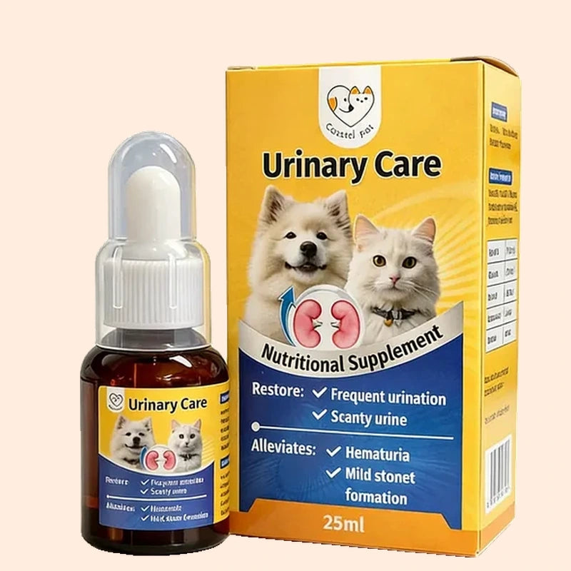 Cassiel Pet 25 ml urinary care drops bottle and box