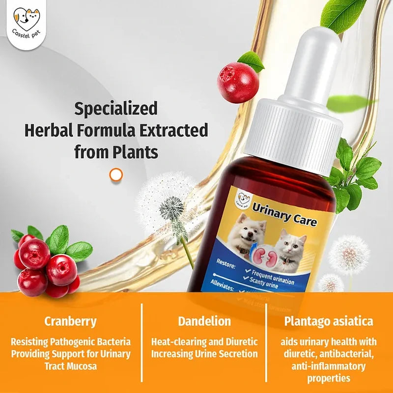 Cassiel Pet plant-extracted urinary support formula